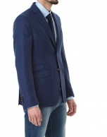 Dark blue microprint sport jacket