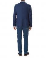 Dark blue microprint sport jacket