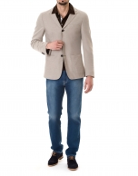 Beige structured sport jacket