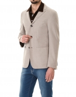 Beige structured sport jacket