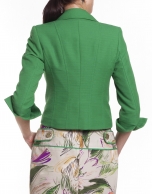 Jacket with lapels 