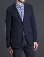 Blue structured jacket 