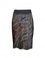 Jacquard short skirt