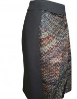 Jacquard short skirt