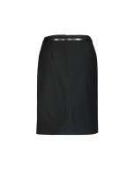 Black wrap skirt