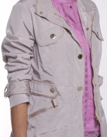 Parka cuello alto