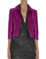 Fuchsia satin bolero jacket