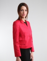 Short red blazer