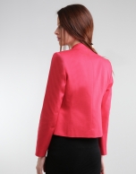 Short red blazer