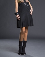 Black pleated skirt  