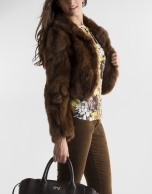 Rabbit fur jacket