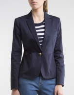 Blazer azul marino