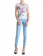 Blue floral t-shirt 