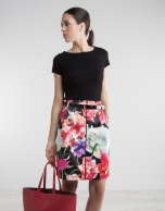 Falda estampado floral