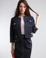 Chaqueta corta denim