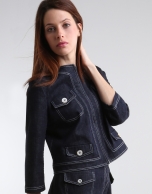 Chaqueta corta denim