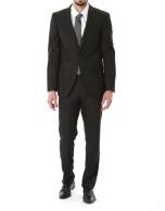 Plain black suit 