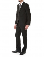 Plain black suit 