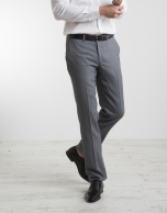 Gray half canvas regular fit suit