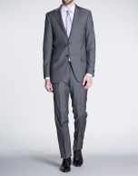 Grey twill suit 