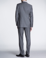 Grey twill suit 