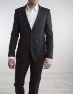 Black cool wool slim fit suit