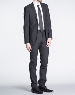 Plain black suit