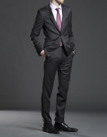 Slim fit, gray suit