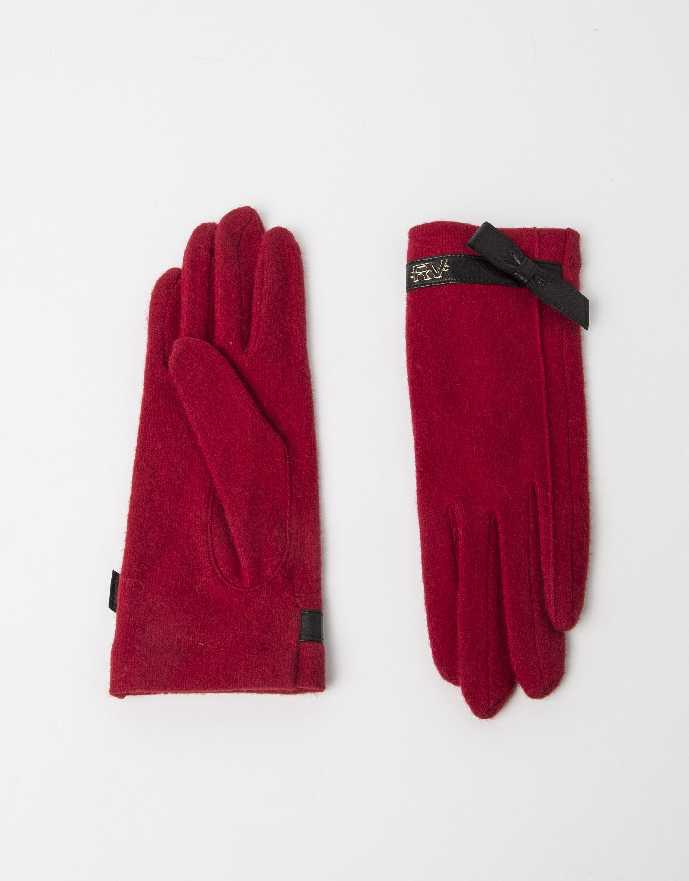 Guantes de lana rojo