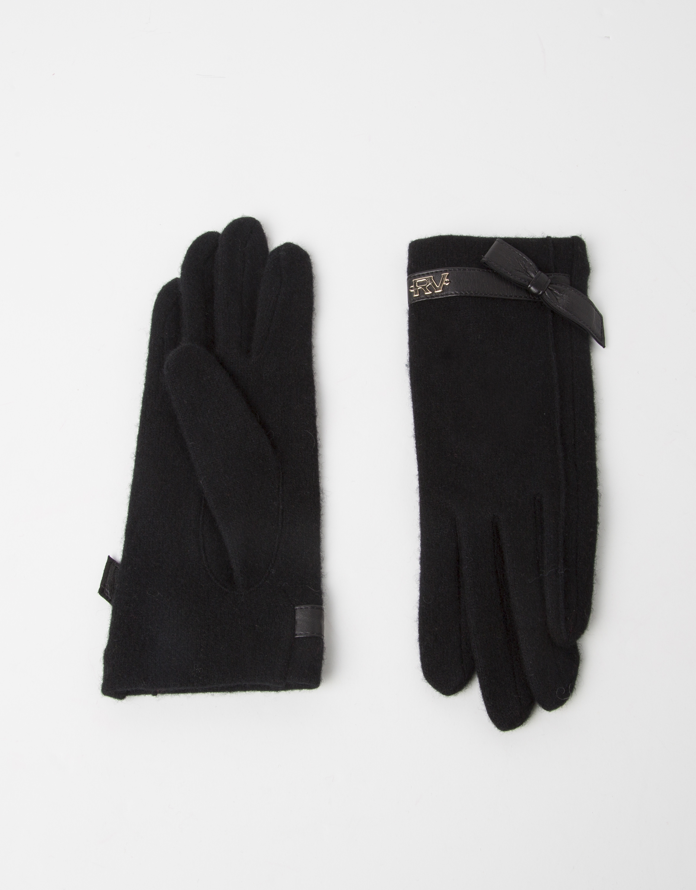 Guantes de lana negro