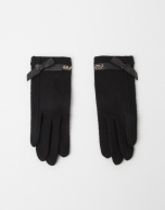 Guantes de lana negro