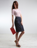 Falda denim