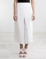 Off-white culottes