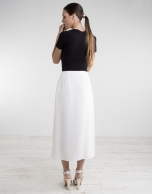 Off-white culottes