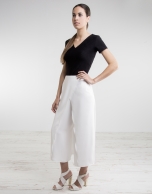 Off-white culottes