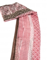 Foulard estampado tonos rojizos