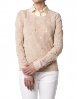 Camel sweater with design