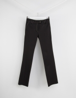 Black straight pants