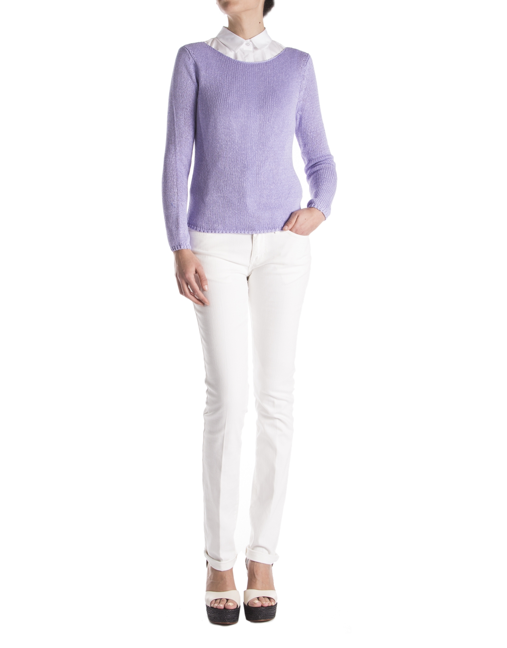 Lavender plain sweater 