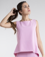 Pink bell-shaped top