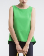 Green bell-shaped top