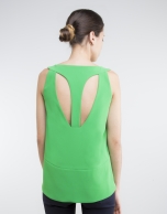 Green bell-shaped top