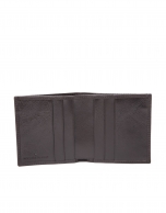 Brown leather wallet with change purse