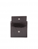 Brown leather wallet with change purse