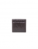 Brown leather wallet with change purse