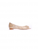 PARIS: Gilded glitter ballerinas