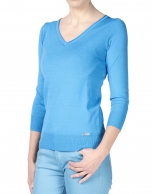 Blue v-neck sweater 