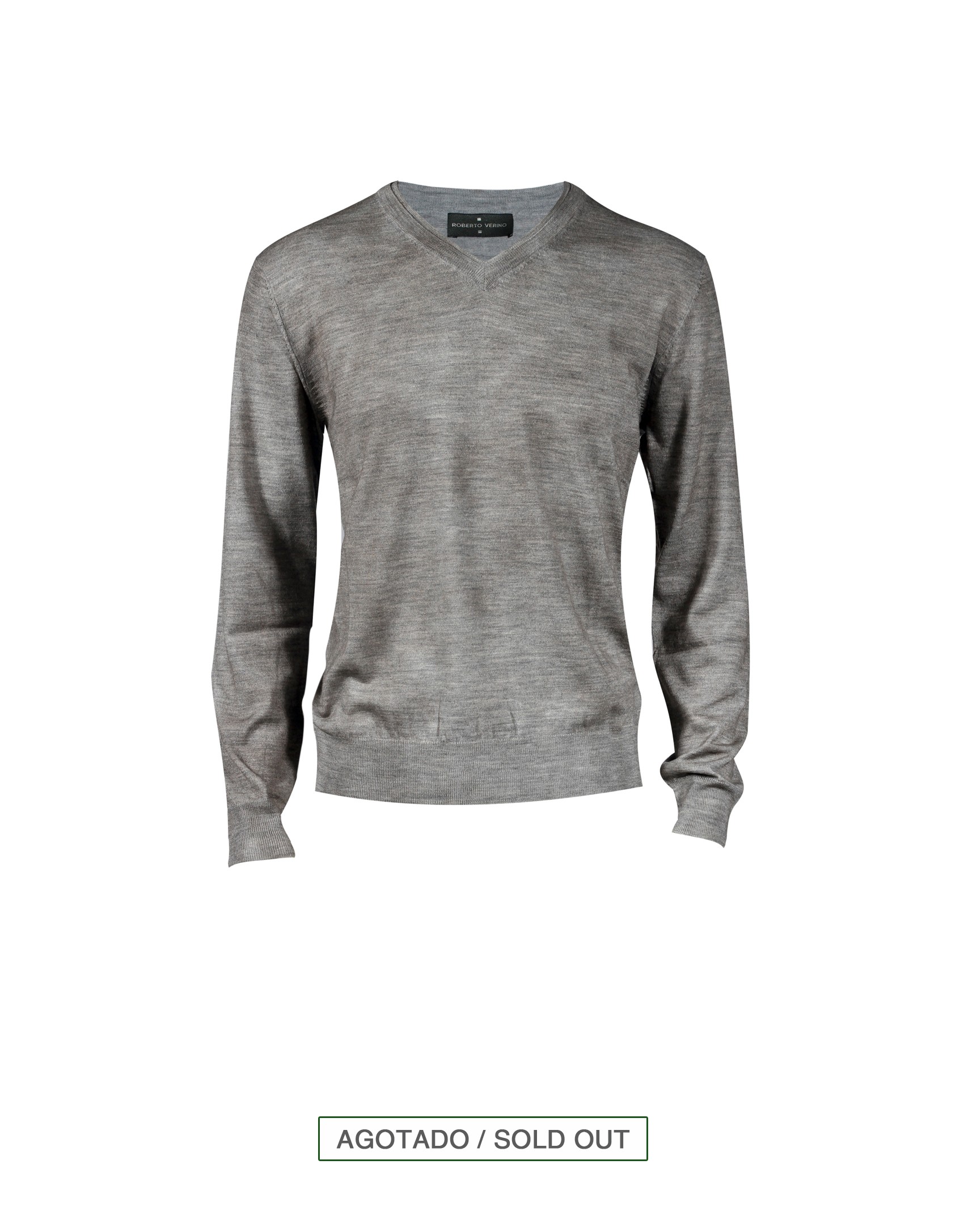 Brown v neck pullover