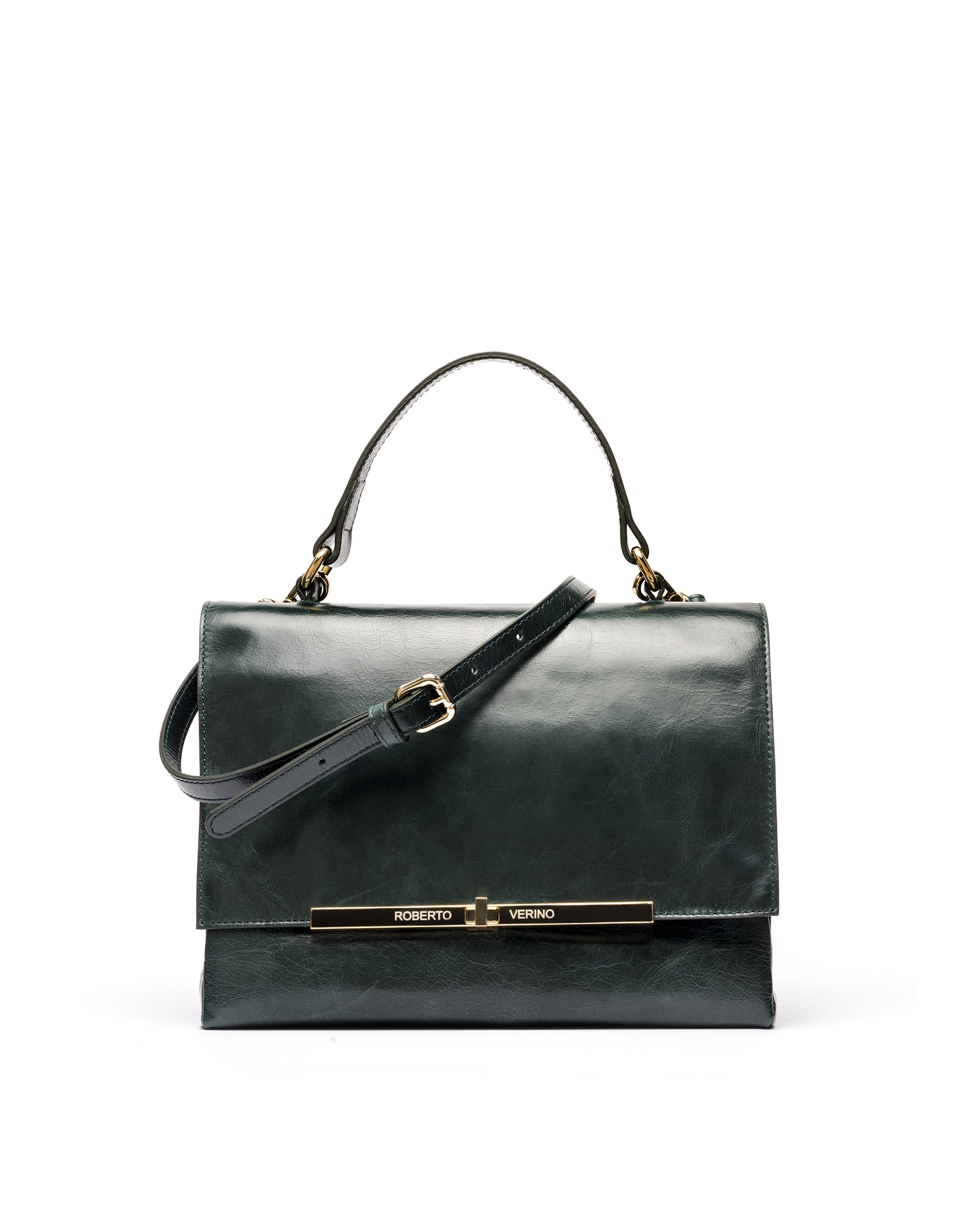 Green leather Noor doctor's bag