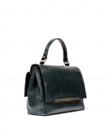 Green leather Noor doctor's bag